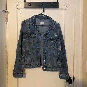 Nordstrom BP Distressed Denim Jacket